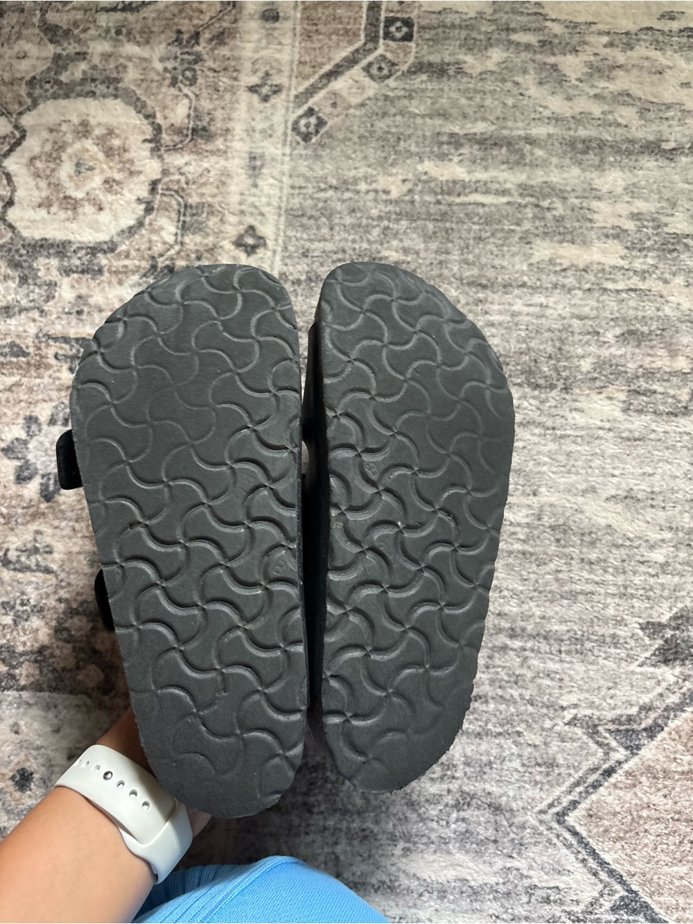 Birkenstock Arizona sandals size 35 in black leather - Picture 9 of 9